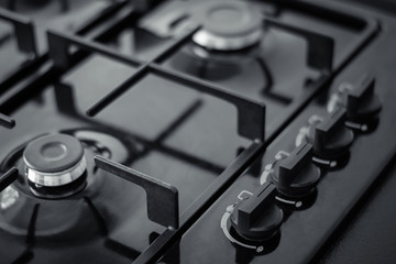 Control panel for gas hob