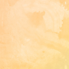 Yellow and brown watercolor paint background.