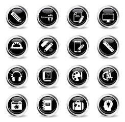 creative process icon set