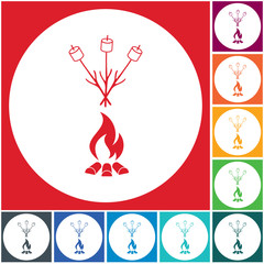 Zephyr on skewer icon