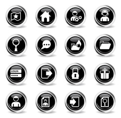 forum interface icon set