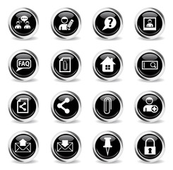 forum interface icon set