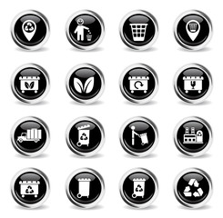 garbage icon set