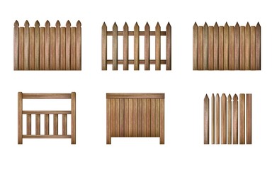 Wood fence