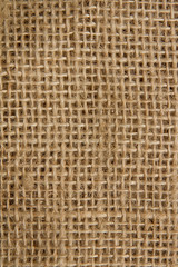 The fabric structure of the fabric of burlap