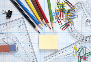 stationery, school, office, Accounting, ruler, pencil, paper clips, business