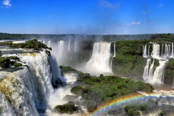 Fototapeta na wymiar Iguasu waterfalls