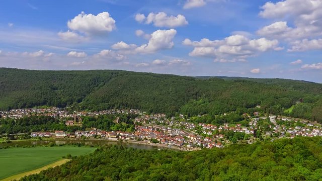 Drone Lapse Of A Beautiful Breathtaking Landscape 4k