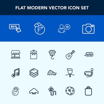 Modern, simple vector icon set with information, travel, scale, professional, data, white, sign, pretty, fahrenheit, person, internet, shop, camera, note, vehicle, web, water, temperature, ship icons
