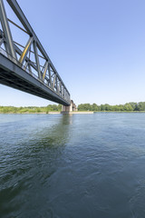 Fototapeta premium Rheinbrücke Wintersdorf / Pont de Beinheim elsass