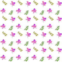 Floral seamless pattern. Fabric floral pattern. Textile template wiith pink flowers. Greeting card.
Paint flowers. Watercolor floral background. Wedding invitation design.