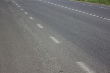 empty road with space for copy or text