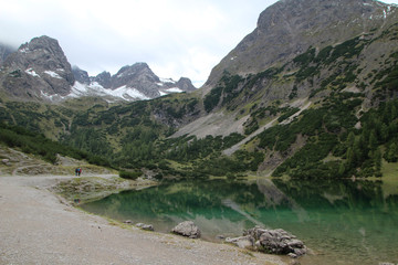 Fototapeta na wymiar Seebensee lake in Tyrol, Austria