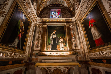 Fototapeta na wymiar Abbey of Monte Oliveto Maggiore, Tuscany, Italy