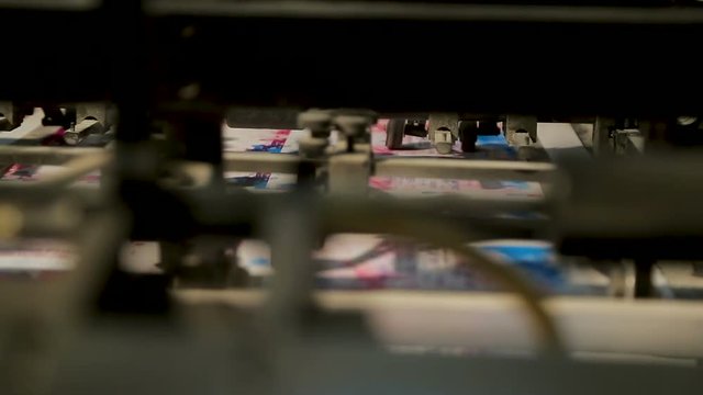 Workflow of professional equipment in printing