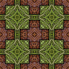 Abstrakt fraktal geometrisch nahtlos muster