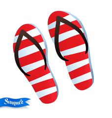 Top view vector summertime illustration