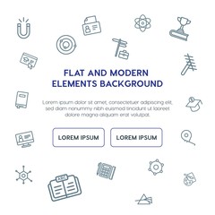 science, education outline vector icons and elements background concept on white background.Multipurpose use on websites, presentations, brochures and more