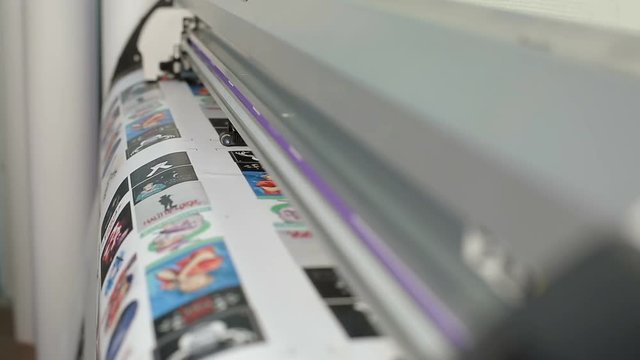 Workflow of professional equipment in printing