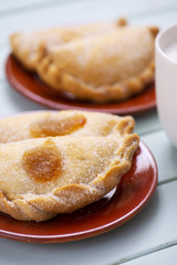 pastissets, typical pastries of Catalonia, Spain