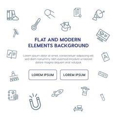 science, education outline vector icons and elements background concept on white background.Multipurpose use on websites, presentations, brochures and more