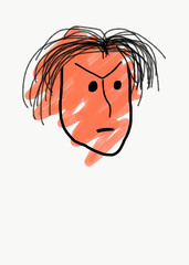 sinnerman illustration design drawing impression custom cartoon face