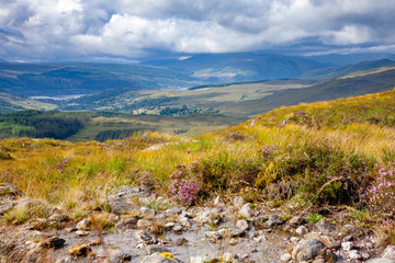 Summer landscape Scottish Highlands UK