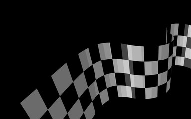race flag checkered flag vector bakcground black and white squares racing design background wavy flag - 204514575