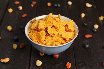 Healthy breakfast, close up