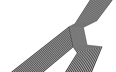 black and white stripe line abstract graphic optical art background