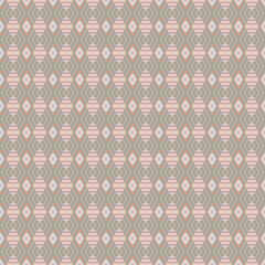 Design for printing on fabric, textile, paper, wrapper, scrapbooking. Authentic geometric background  in repeat.