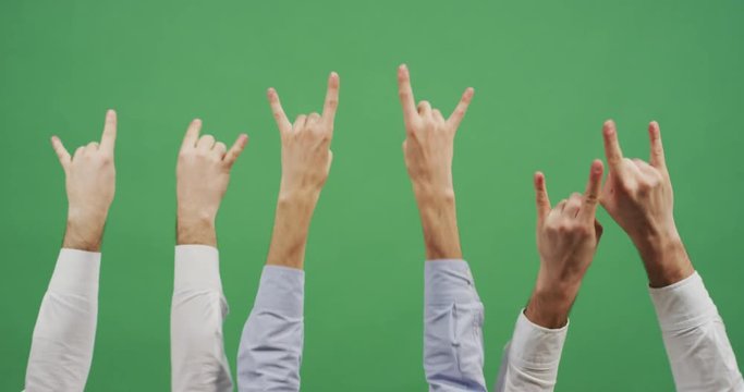 Rock and roll hand sign