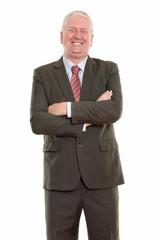 Studio shot of mature man