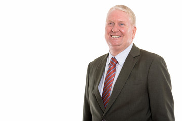 Studio shot of mature man