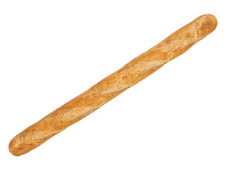 Baguette Isolated on White