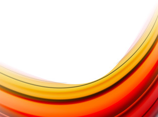 Abstract wave lines fluid color stripes. Vector artistic illustration for poster or web banner