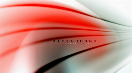 Swirl fluid flowing colors motion effect, holographic abstract background