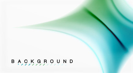 Swirl fluid flowing colors motion effect, holographic abstract background