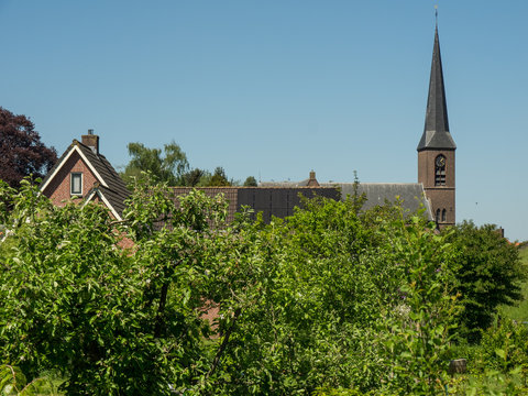 die kleine Stadt bredevoort in Holland