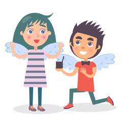 Boyfriend Makes Wedding Proposal to His Girlfriend