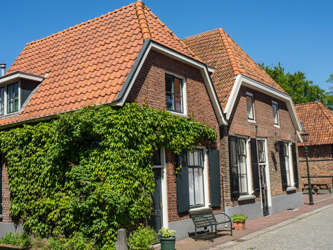 die kleine Stadt bredevoort in Holland