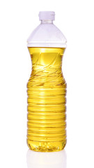 A bottle of Palm kernel Cooking Oil, isolated on white background