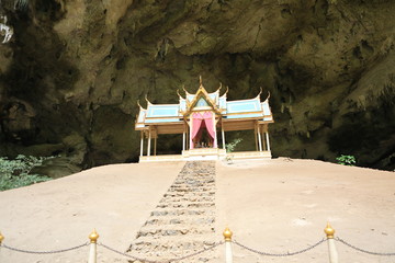 The cave of Prachuap Khiri Khan.