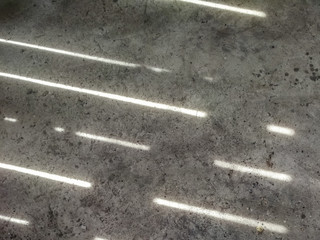 light strips on concrete on a Sunny day