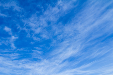 light blue sky background with white clouds