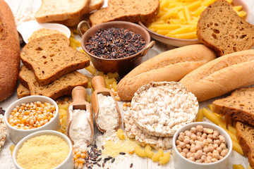 selection of food gluten free