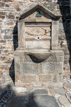 Holy Mountain Athos, Greece, april 2018 &ndash; althar