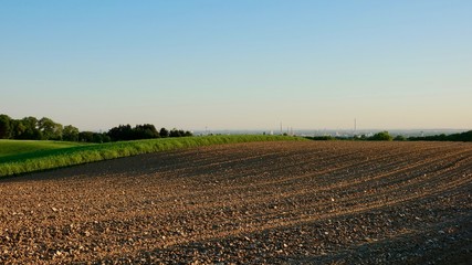 Ausblick vom Bergischen Land auf Köln