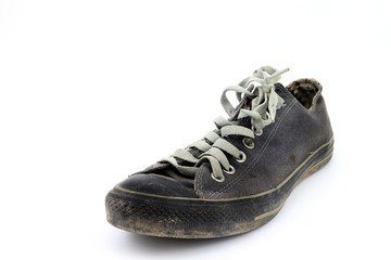 Old sneakers and dirty