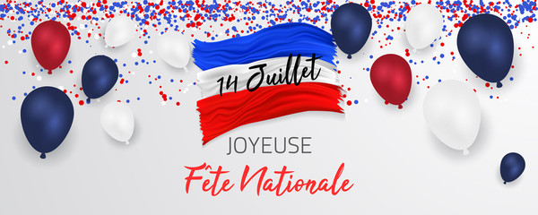 14 Juillet - Fête Nationale. 14 juillet en France - fête nationale